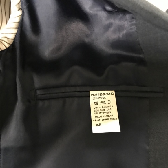 Boys Michael Kors Navy Suit , jacket and pants - Picture 3 of 7